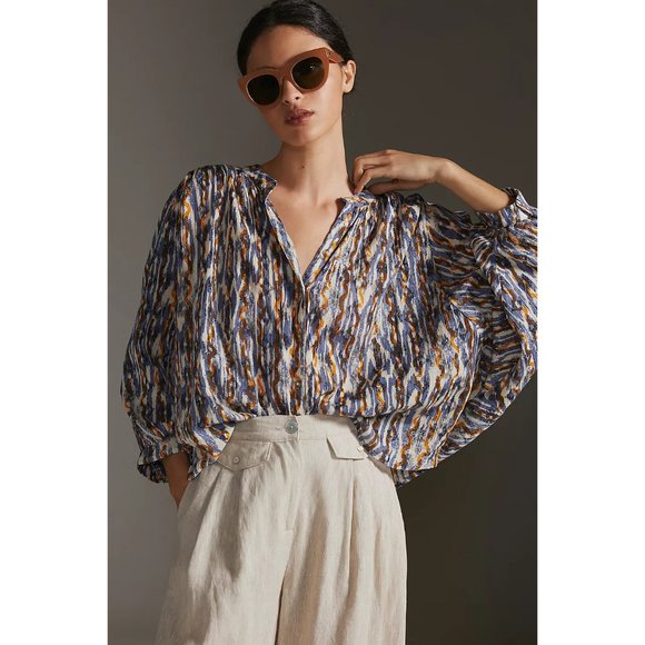 Anthropologie Tops - NWT Anthropologie The Sidney Batwing Blouse S